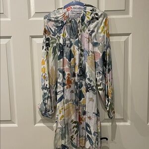 Ted Baker Multicolor Floral Long Sleeve Dress